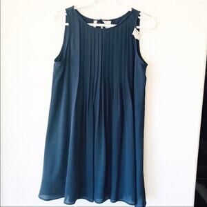Nanette Lepore shift sleeveless dress summer nautical preppy versatile dark blue